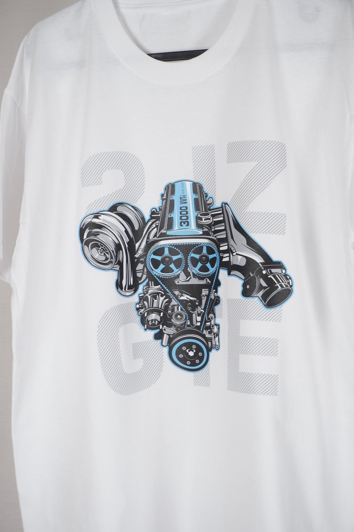 2JZ GTE Turbo-motor grafisk t-shirt storlek L