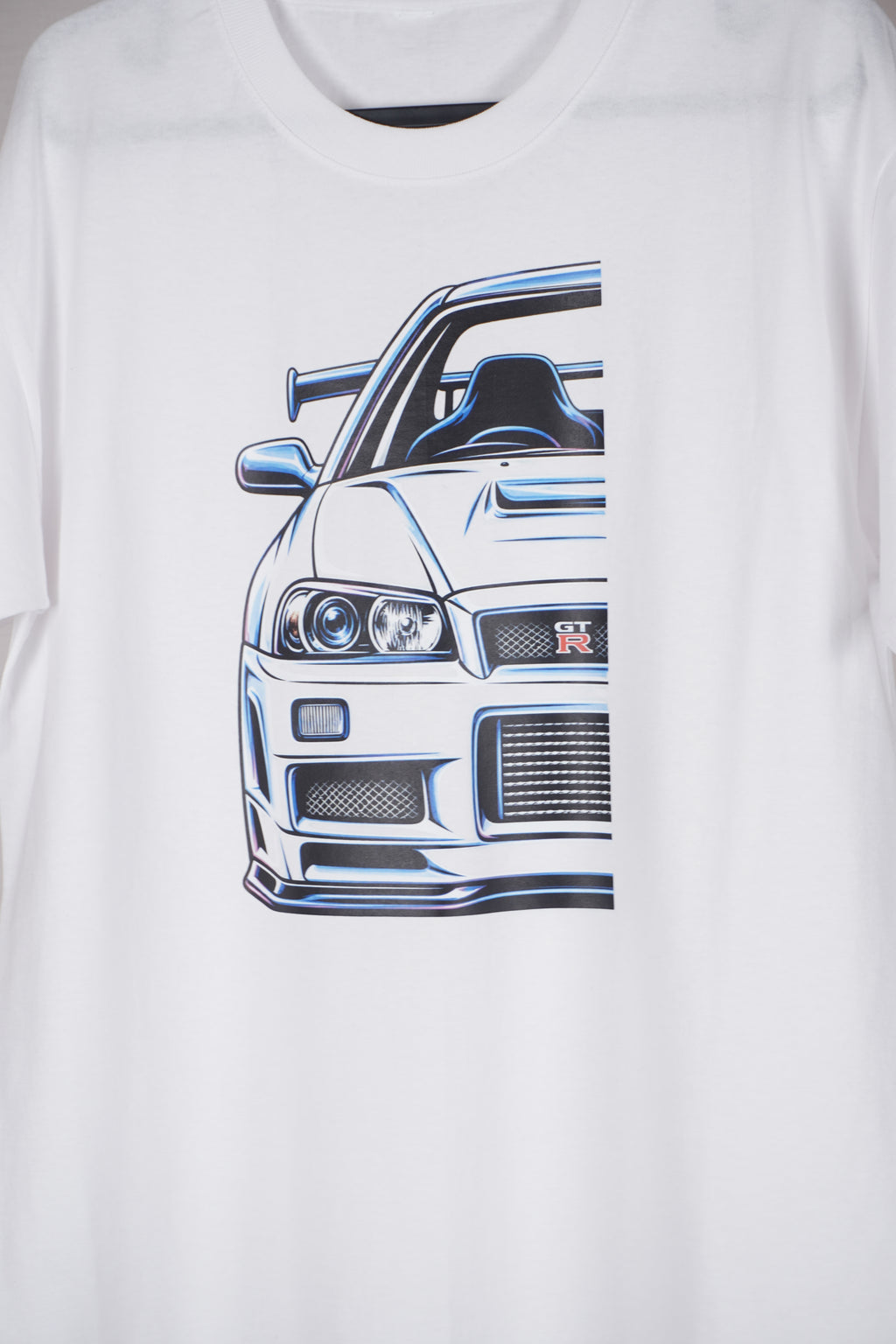 GT-R R34 halv front-grafik