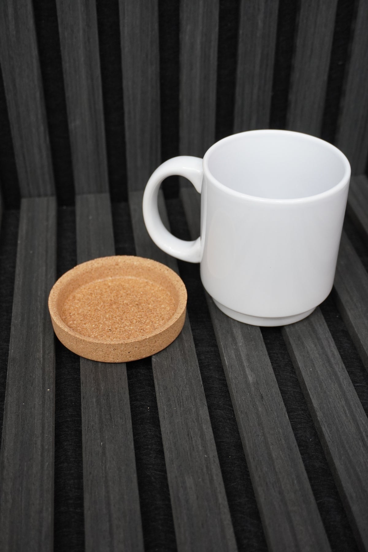 Personlig mugg med korkbotten