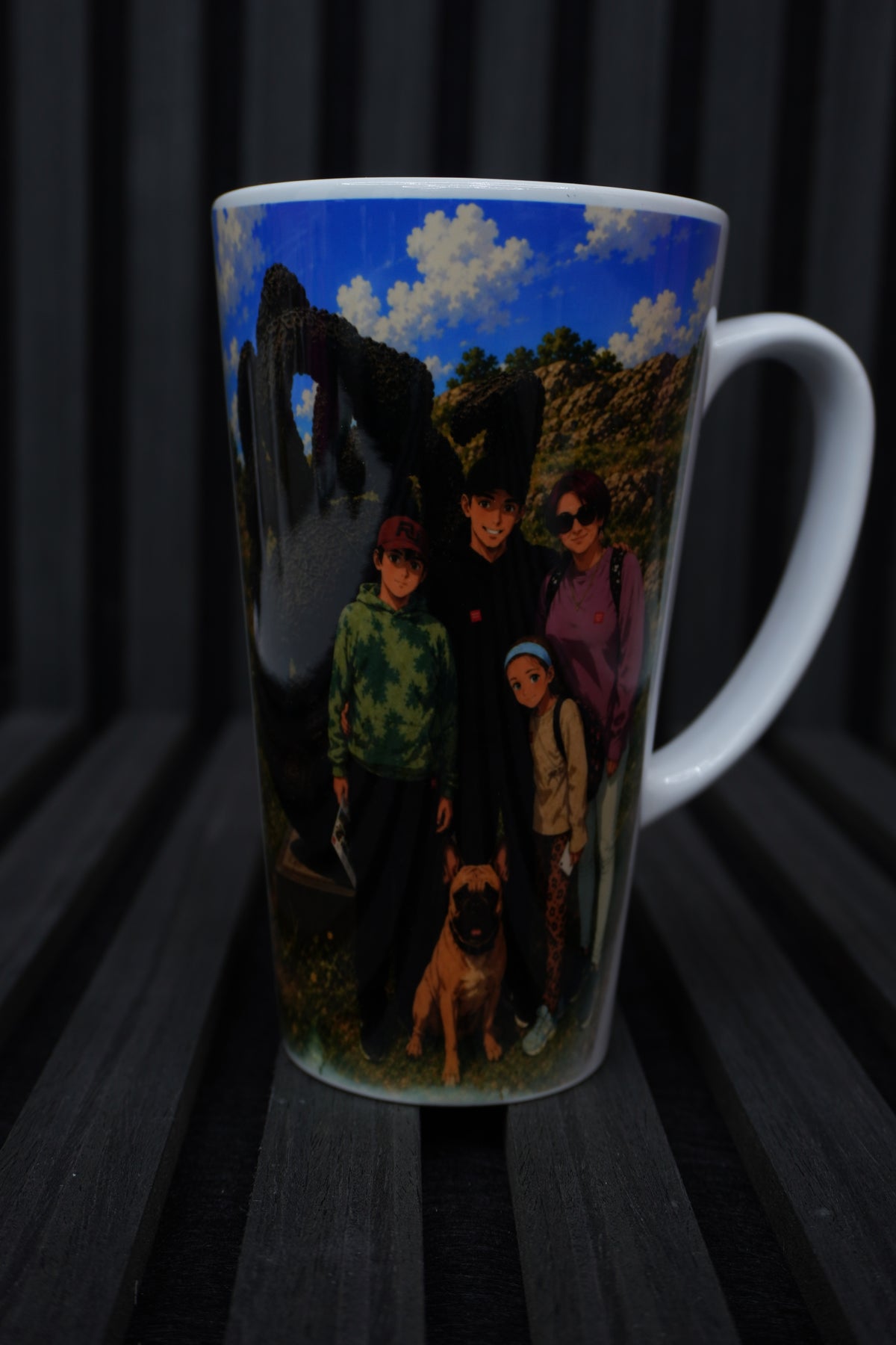 Konisk mugg med personlig design