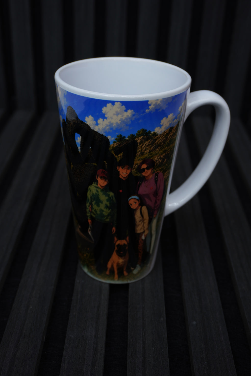 Konisk mugg med personlig design