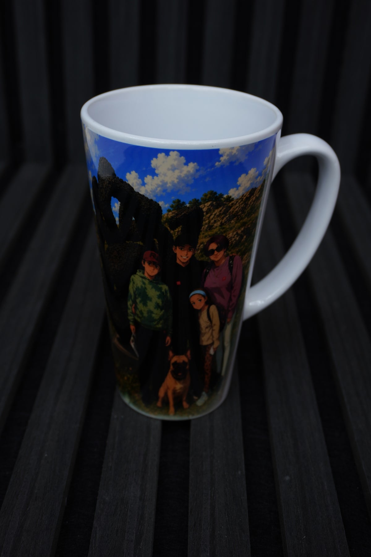 Konisk mugg med personlig design
