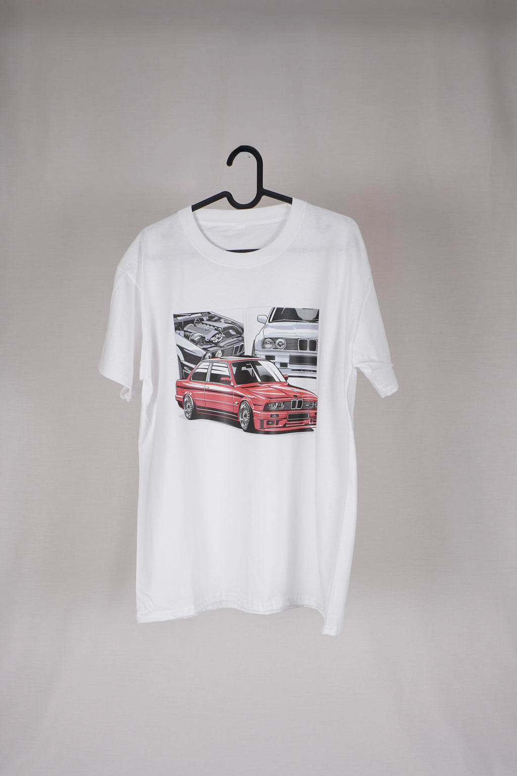 BMW E30 klassisk bil-t-shirt – retro grafisk biltröja