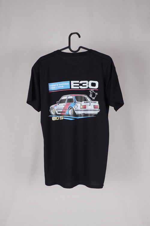 BMW E30 retro-grafik från 80-talet