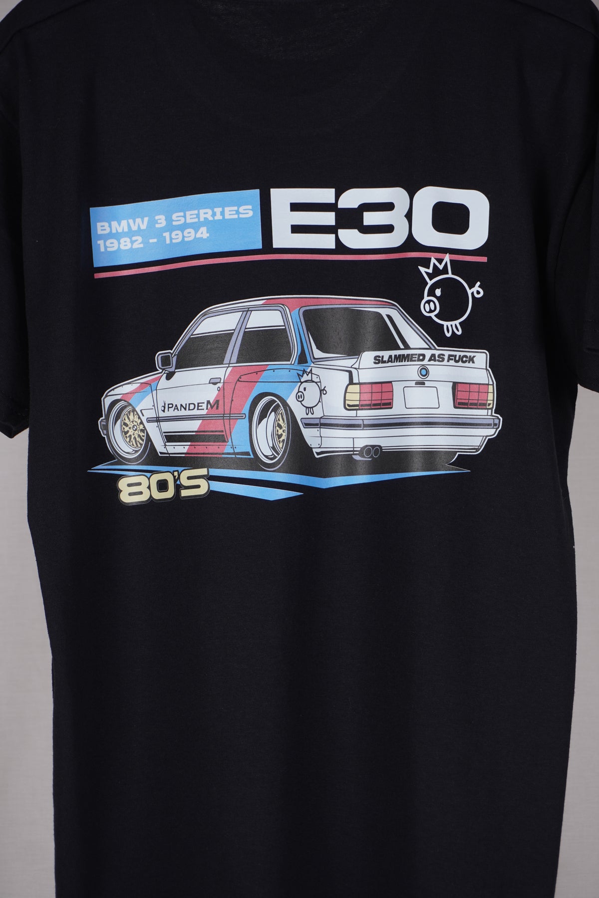 BMW E30 80-tals retrotryck storlek M
