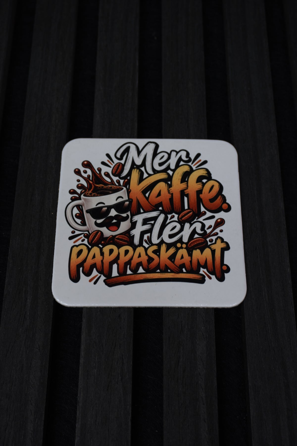 Presentlåda till fars dag: T-shirt, mugg och underlägg
