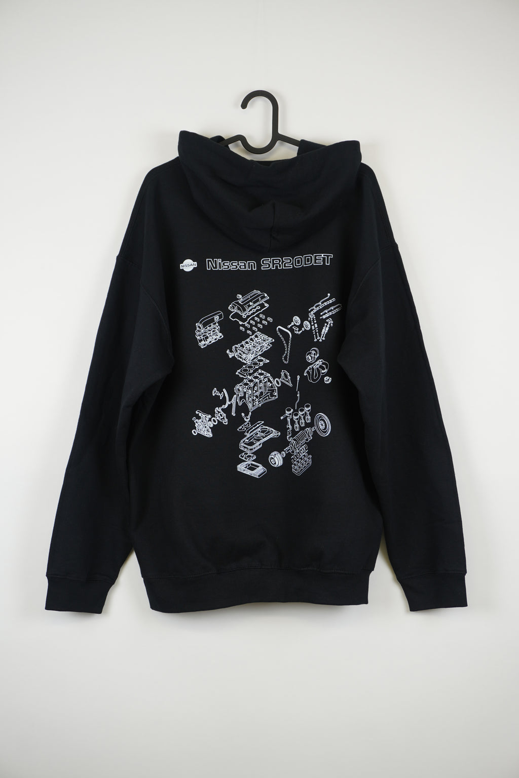 Nissan SR20DET Engine Hoodie – Automotive Graphic Hoodie