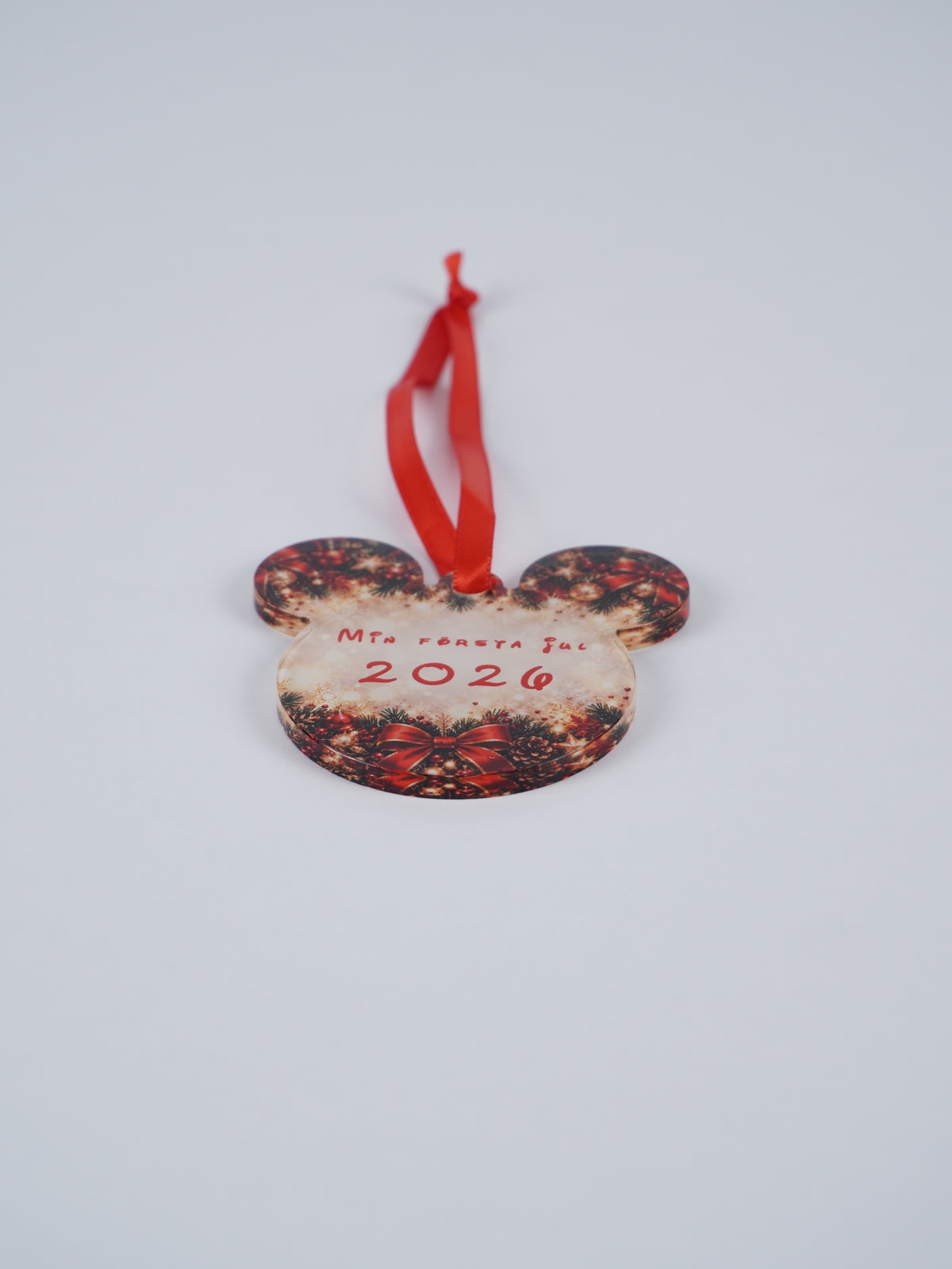 Personalized Mouse-Shaped Christmas Ornament