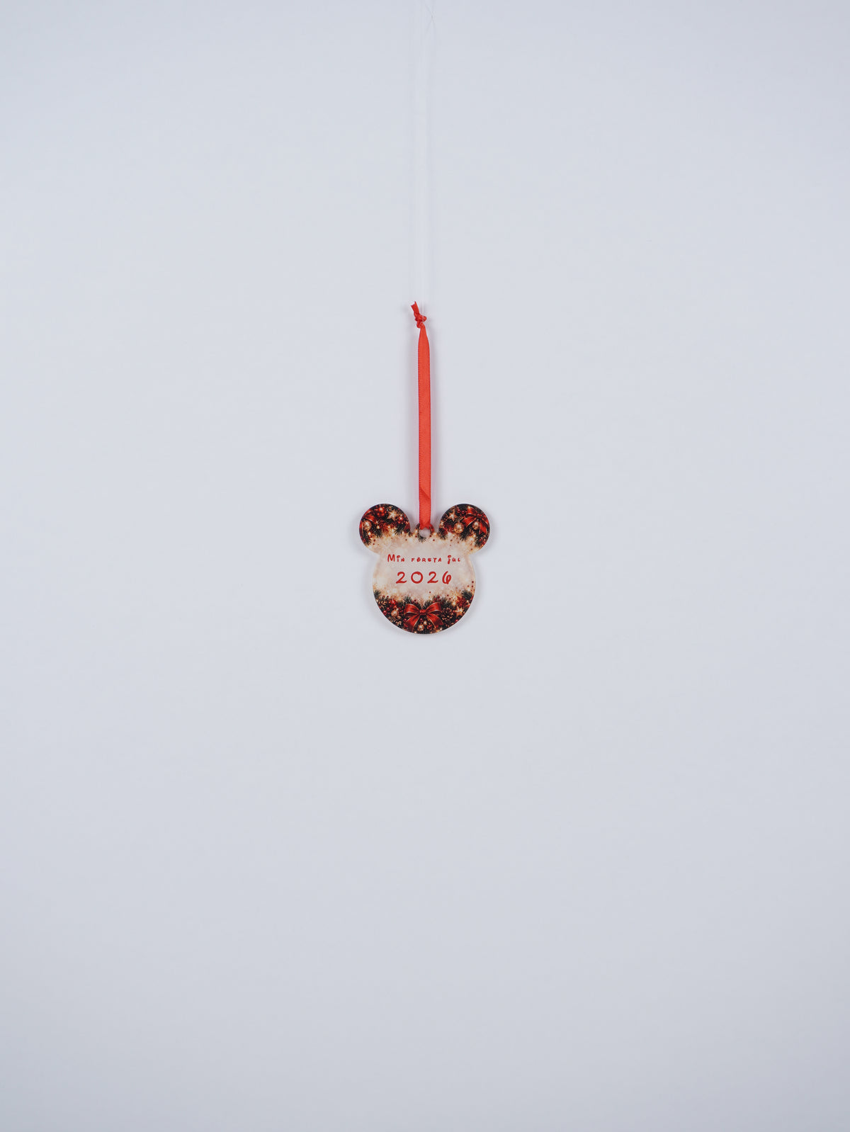 Personalized Mouse-Shaped Christmas Ornament