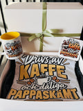 Presentlåda till fars dag: T-shirt, mugg och underlägg