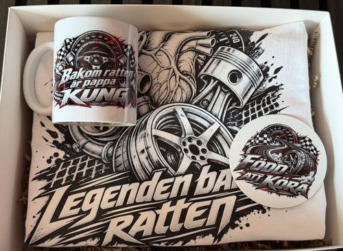 Car Dad Gift Box – T-Shirt, Mug & Coaster