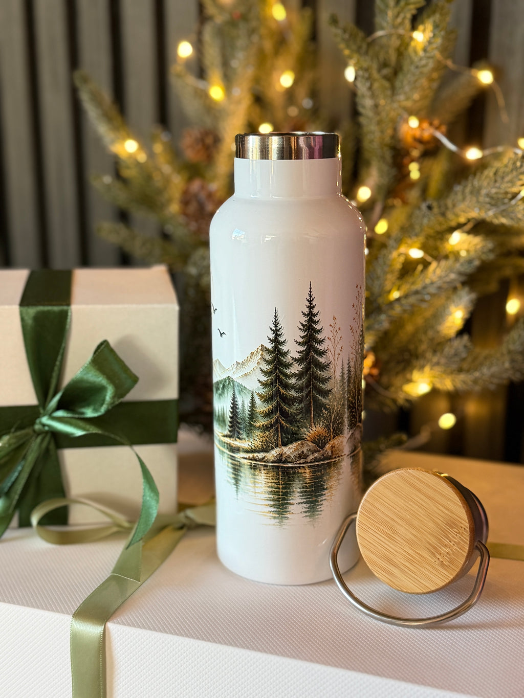 Personalised Gift Set – Water Bottle & Name Keyring