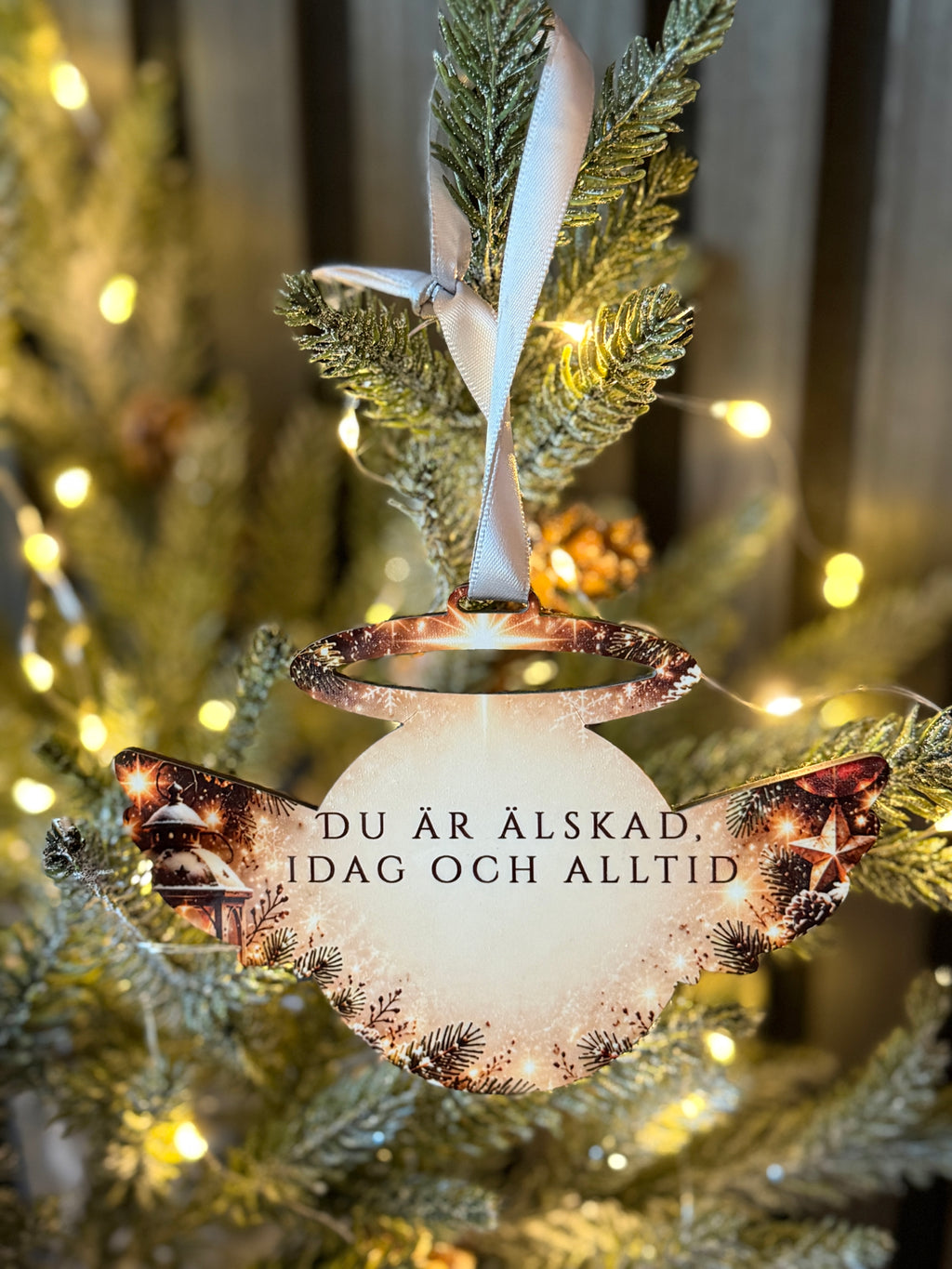 Angel Christmas Ornament – Double-Sided Tree Decoration