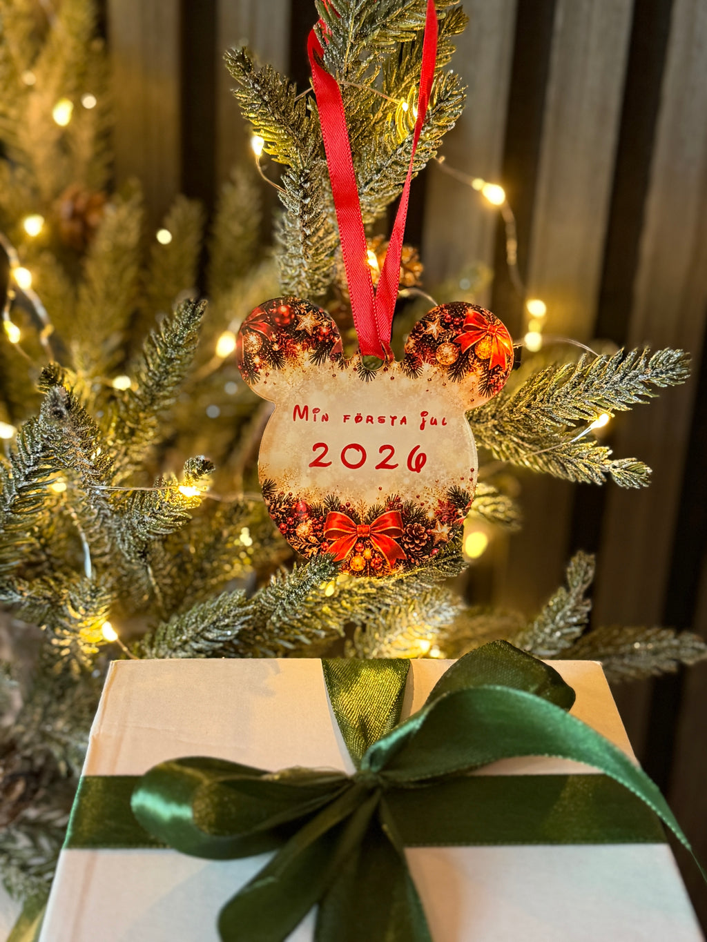 Personalized Acrylic Christmas Ornament – Custom Design & Text