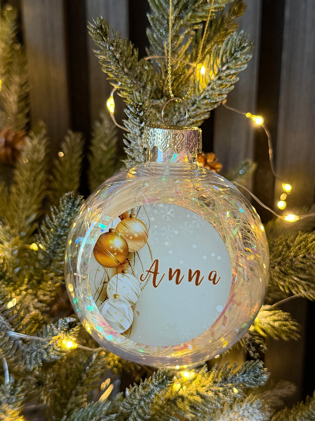 Personalized Christmas Gift Set – Festive Mug, Custom Name Bauble & Coaster